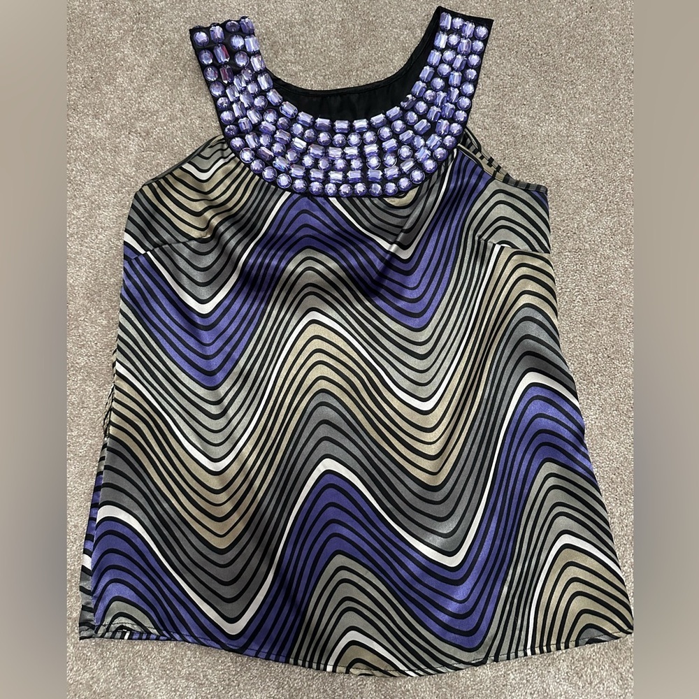 💜 Vintage, Y2K, WestSeal Tank Top, size Medium, Embellished for Girls Night Out